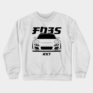 Front RX7 fd3s Crewneck Sweatshirt